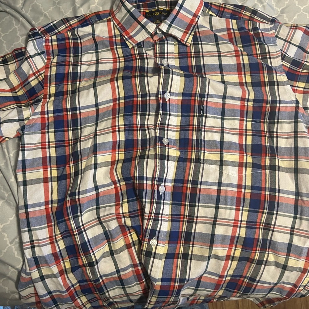 Men's Multicolor Plaid Shirt